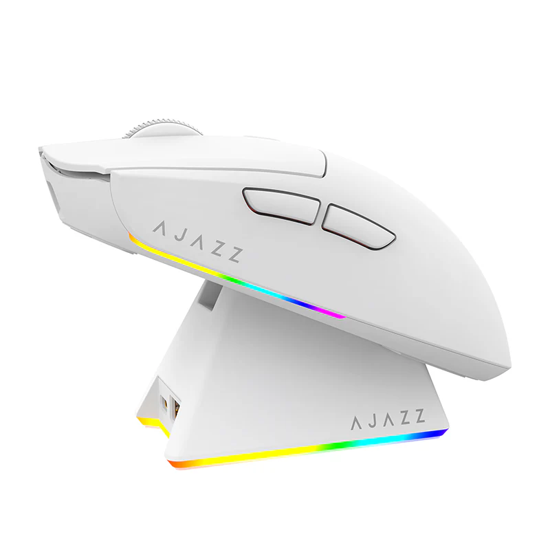 MechLands AJAZZ AJ139 V2 MC Gaming Mouse with Charging Base, Adjustable 12,000 DPI, PAW3311 Sensor, 3 Modes Wireless Mouse, 500mAh Battery, 1000 Polling Rate, 66g Lightweight, Win/Mac - Image 29