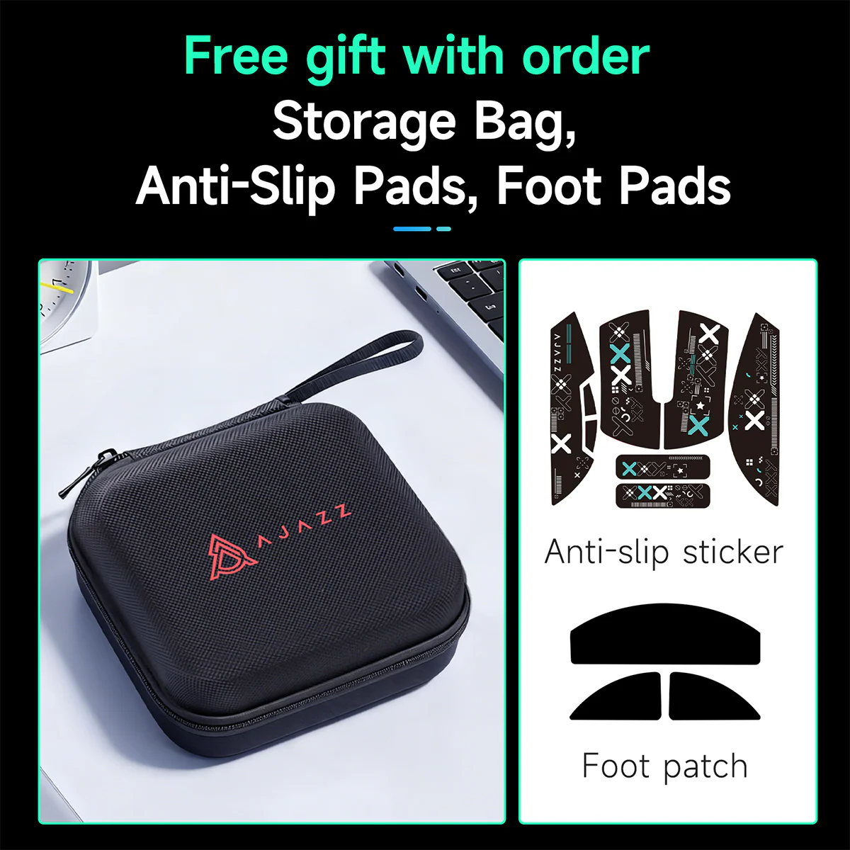 AJAZZ AJ139P NL V3 Ultra Magnetic base gaming mouse Star Flash+Wired+BT Sensor PAW3950 500mAh Battery - Image 12