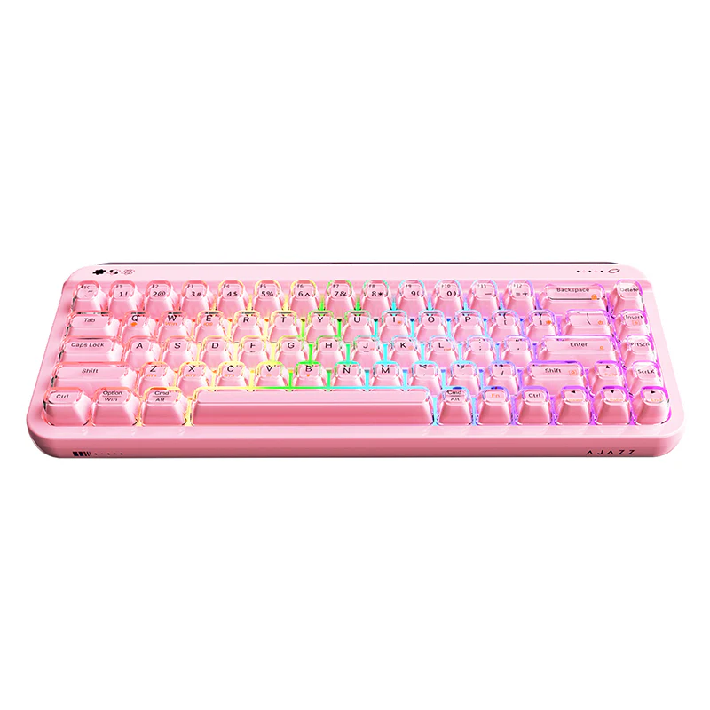 AJAZZ AF68 Tri-mode membrane keyboard 4000mAh Semi-transparent two-tone keycaps RGB side light - Image 20