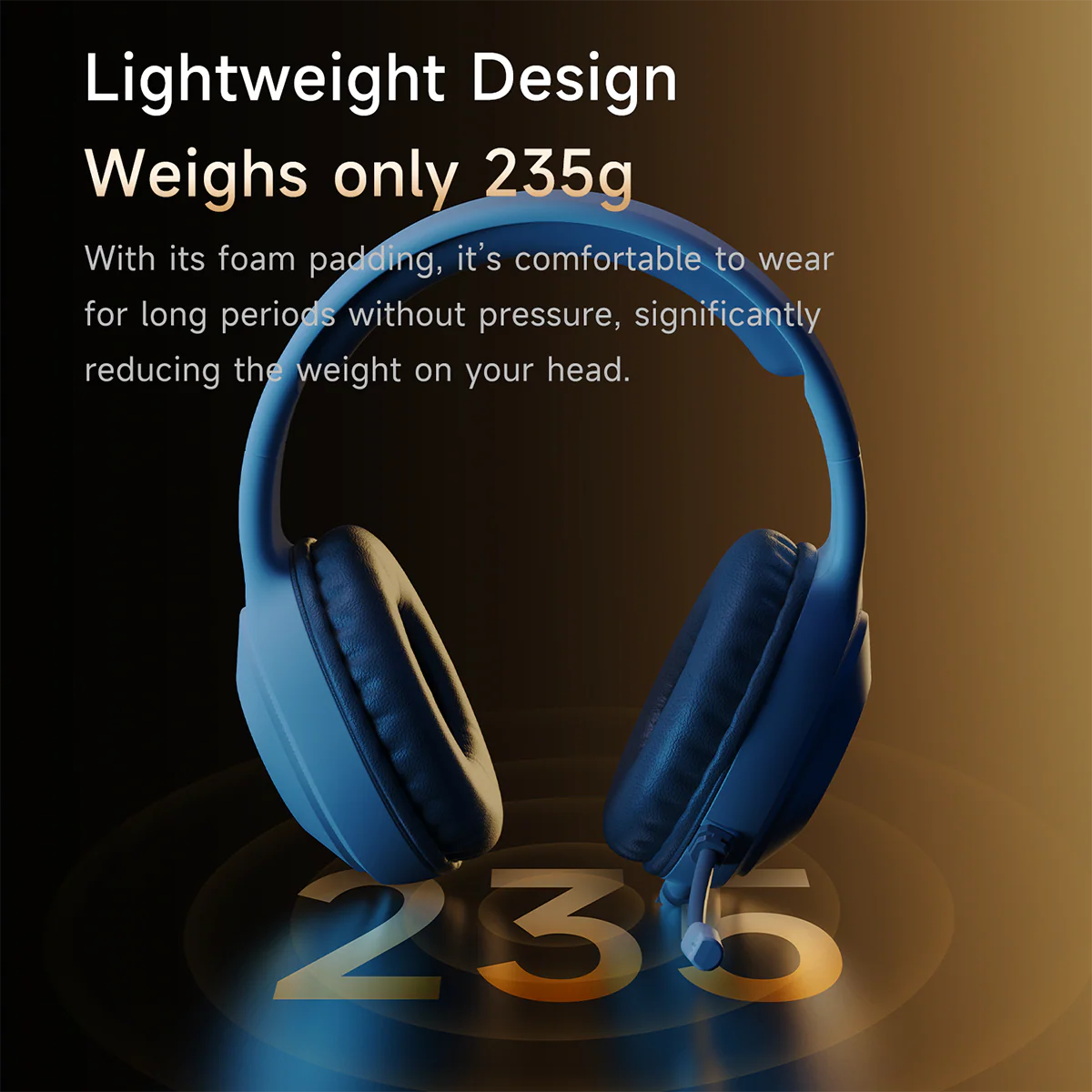 AJAZZ AHW11 Wired Over-Ear Gaming Headset – Virtual 7.1 Surround Sound, Lightweight 235g - Image 10