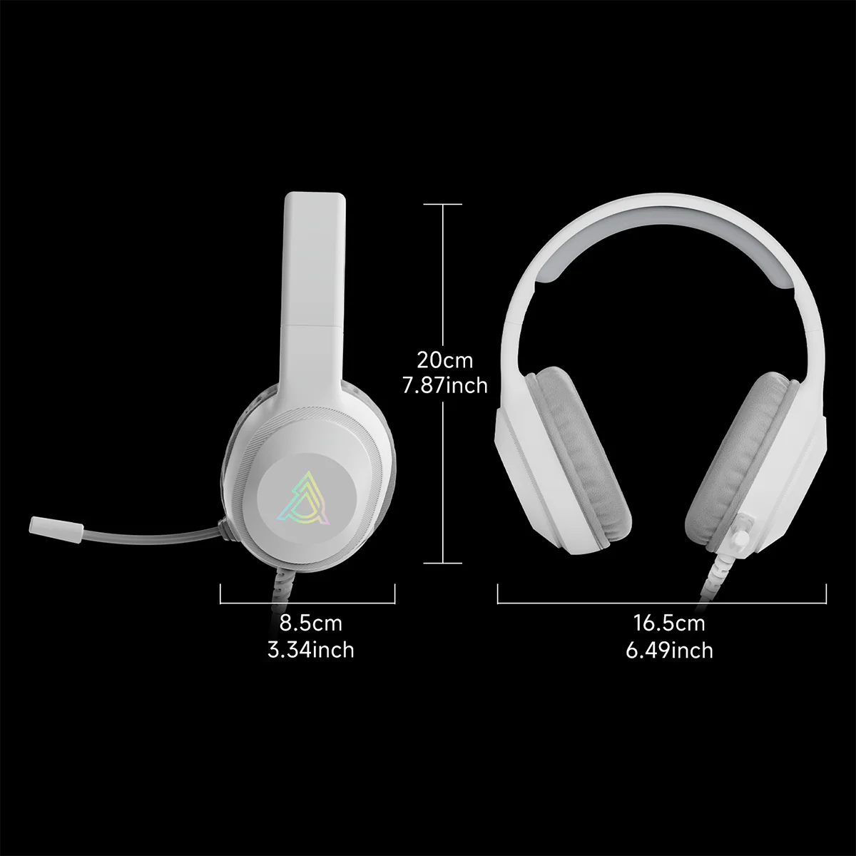AJAZZ AHW11 Wired Over-Ear Gaming Headset – Virtual 7.1 Surround Sound, Lightweight 235g - Image 12