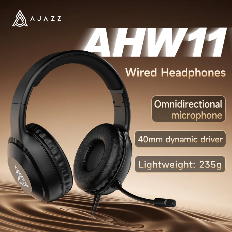 AJAZZ AHW11 Wired Over-Ear Gaming Headset – Virtual 7.1 Surround Sound, Lightweight 235g - Image 3