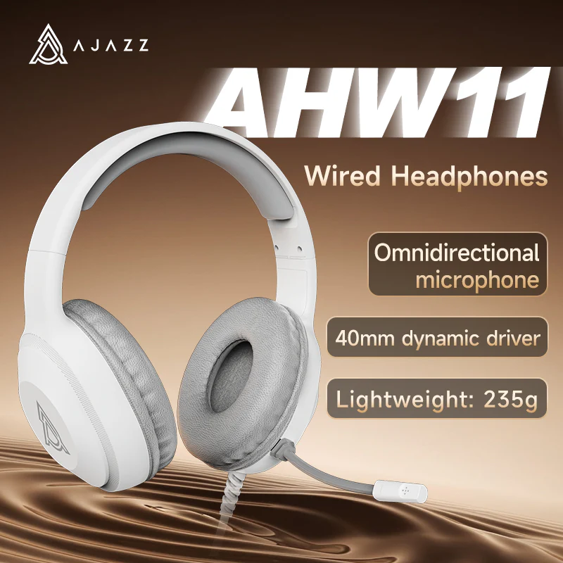 AJAZZ AHW11 Wired Over-Ear Gaming Headset – Virtual 7.1 Surround Sound, Lightweight 235g - Image 4