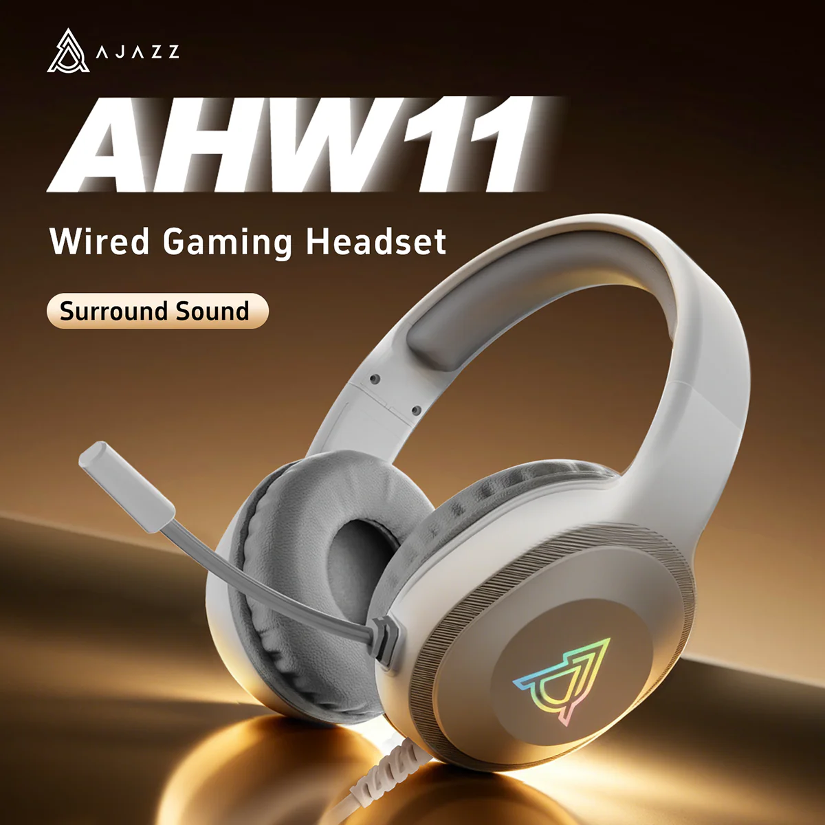AJAZZ AHW11 Wired Over-Ear Gaming Headset – Virtual 7.1 Surround Sound, Lightweight 235g - Image 6