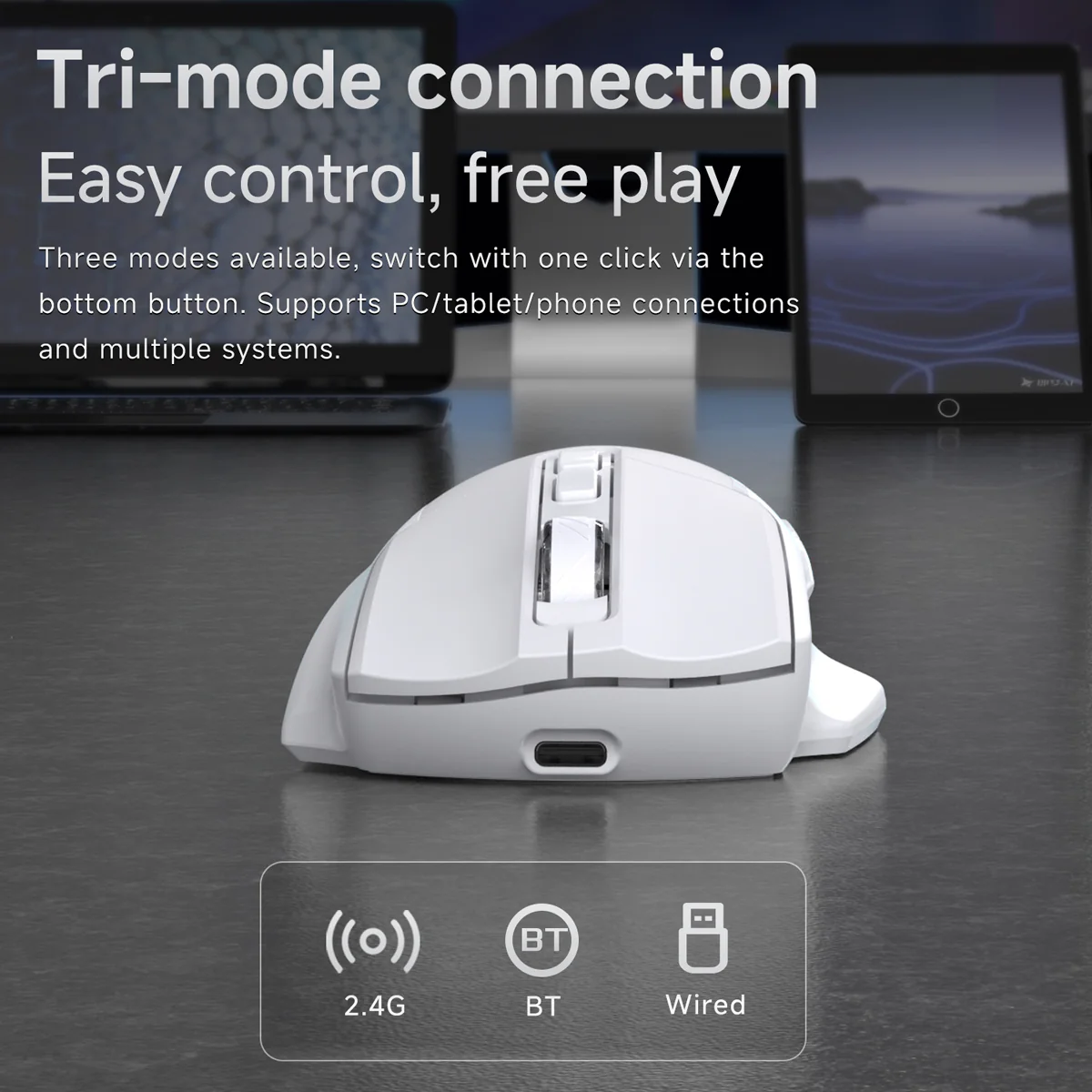 AJAZZ AJ039 V2 Gaming and Office Mouse 7-Button Mouse with Colorful Breathing Light - Image 5