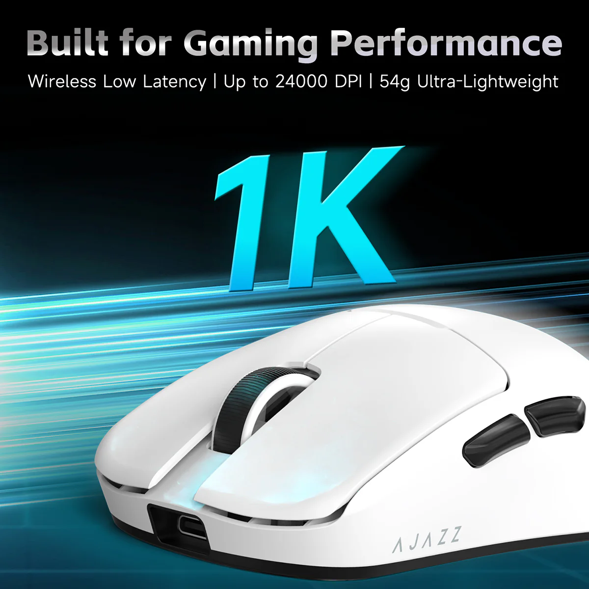 Ajazz AJ159 V2 MC Gaming Wireless Mouse with Professional Competitive Driver and Three Modes - Image 8