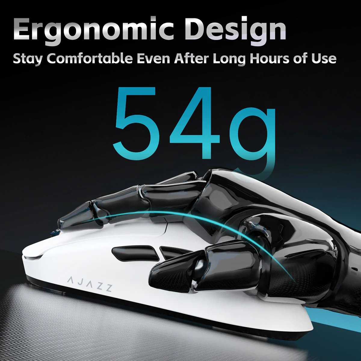 Ajazz AJ159 V2 MC Gaming Wireless Mouse with Professional Competitive Driver and Three Modes - Image 9