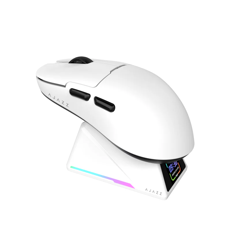AJAZZ AJI59P MC PRO Wireless Gaming & Office Mouse – Color Screen, Magnetic Dock, PAW3311 Sensor Dual 1K Polling Rate, 24,000 DPI, 400mAh Battery, RGB Lighting, 57g Lightweight Design - Image 22