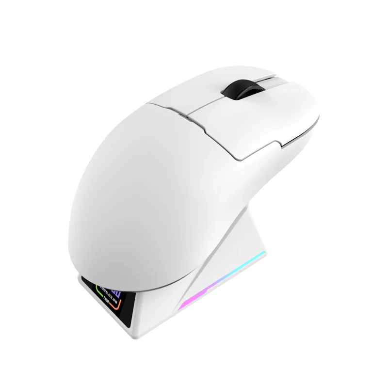 AJAZZ AJI59P MC PRO Wireless Gaming & Office Mouse – Color Screen, Magnetic Dock, PAW3311 Sensor Dual 1K Polling Rate, 24,000 DPI, 400mAh Battery, RGB Lighting, 57g Lightweight Design - Image 23