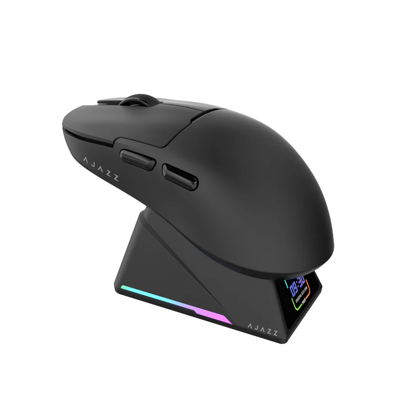 AJAZZ AJI59P MC PRO Wireless Gaming & Office Mouse – Color Screen, Magnetic Dock, PAW3311 Sensor Dual 1K Polling Rate, 24,000 DPI, 400mAh Battery, RGB Lighting, 57g Lightweight Design - Image 25