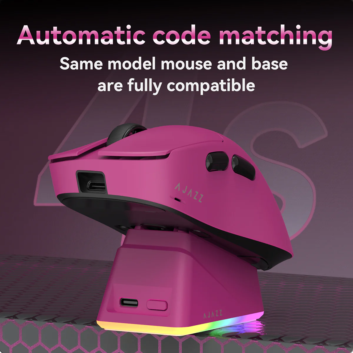 AJAZZ AJ179 TITAN Series Mouse Bluetooth Tri-mode PAW3950 8000Hz Return Rate - Image 14