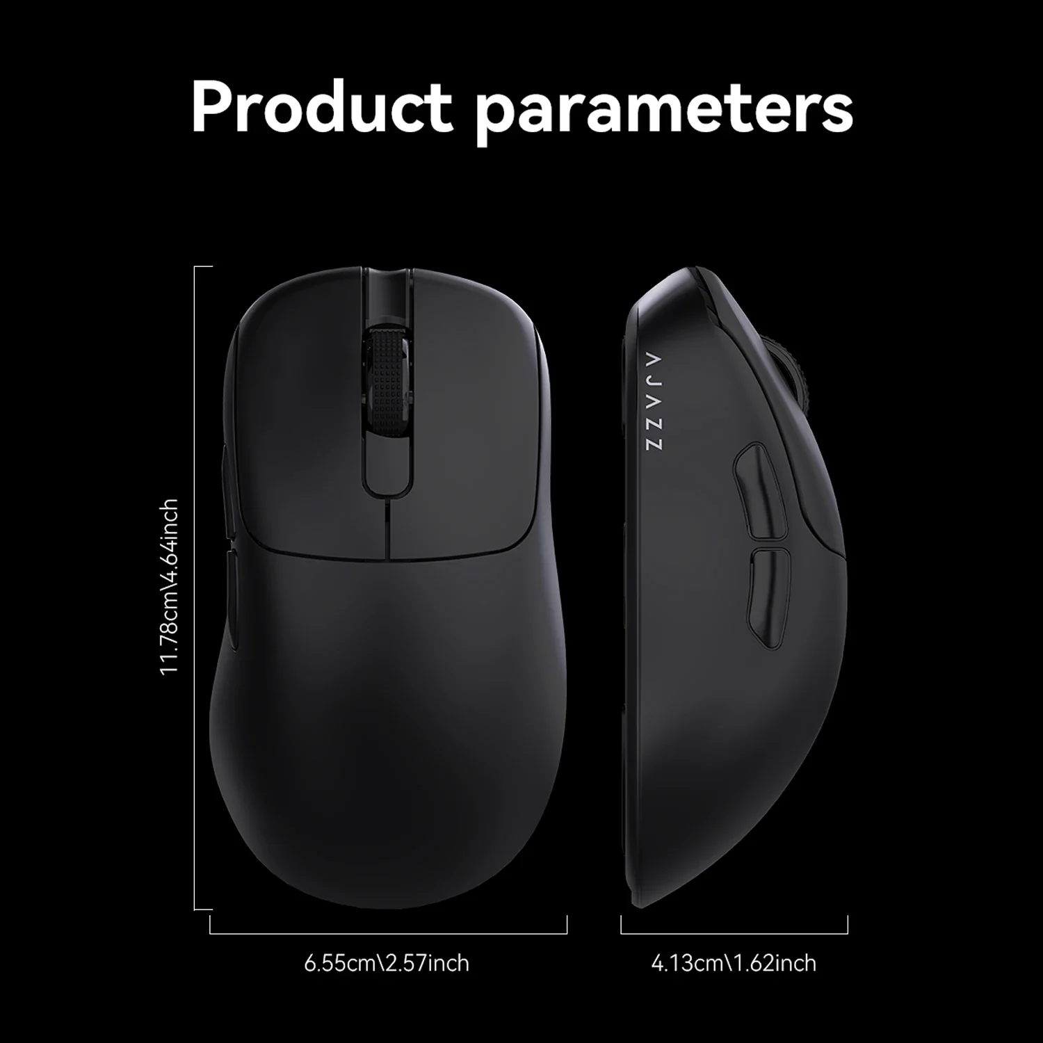 AJAZZ AJ179P MC Right-handed Bluetooth 2.4G Mouse·PAW3311 Three Modes RGB Magnetic Charging Base - Image 11