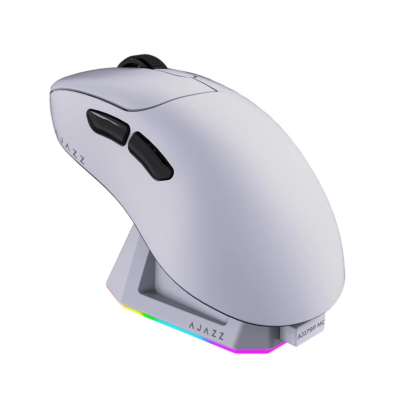 AJAZZ AJ179P MC Right-handed Bluetooth 2.4G Mouse·PAW3311 Three Modes RGB Magnetic Charging Base - Image 15