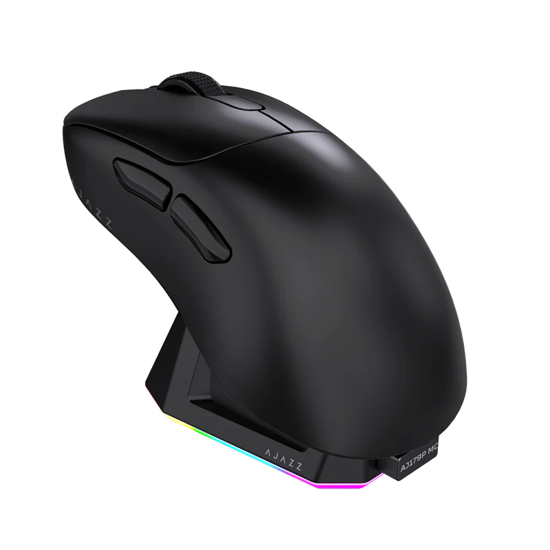 AJAZZ AJ179P MC Right-handed Bluetooth 2.4G Mouse·PAW3311 Three Modes RGB Magnetic Charging Base - Image 17