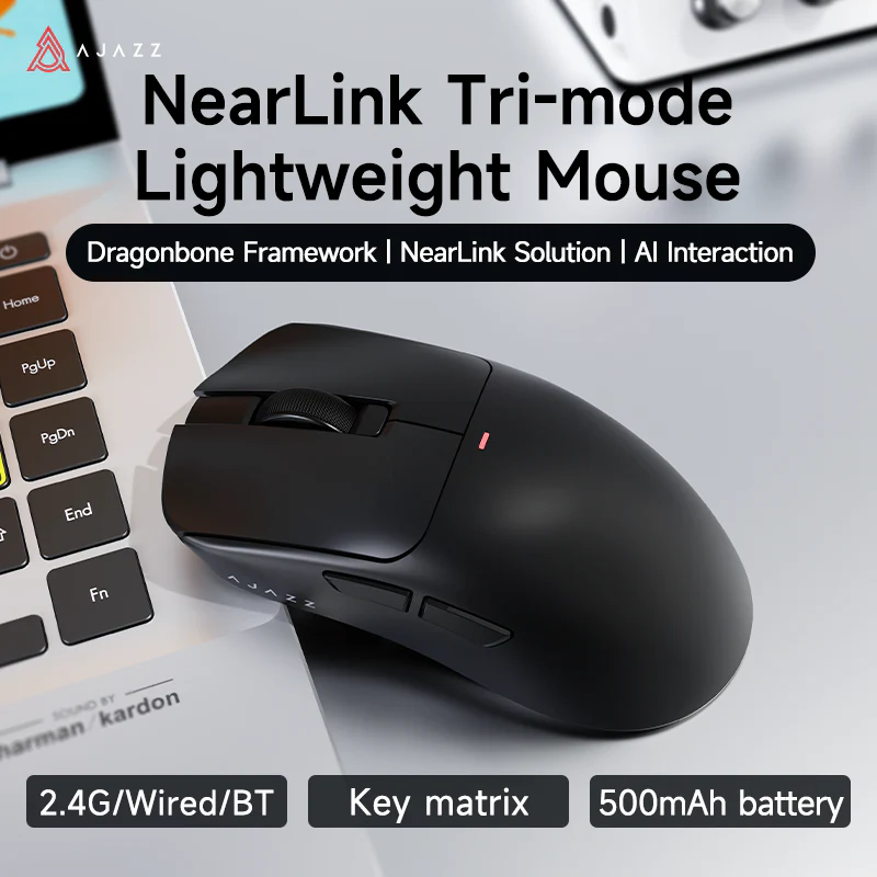 Ajazz AJ200 NL AI MC AI Gaming Mouse Voice-Activated Combos / AFK Mode for International Servers - Image 3