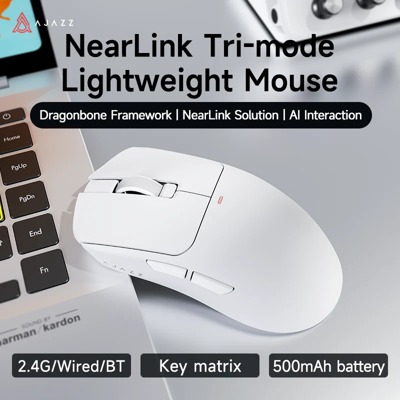 Ajazz AJ200 NL AI MC AI Gaming Mouse Voice-Activated Combos / AFK Mode for International Servers - Image 4