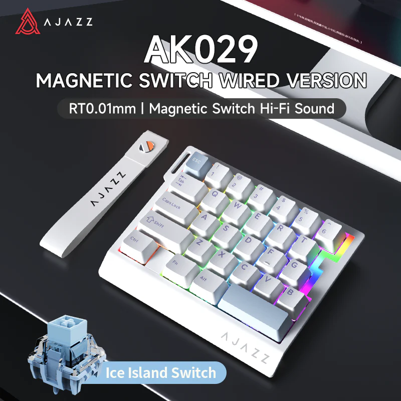 AJAZZ AK029 One-Handed Gaming Keyboard, 29-Key RGB, Full Key Customization, Hot-Swappable - Image 18