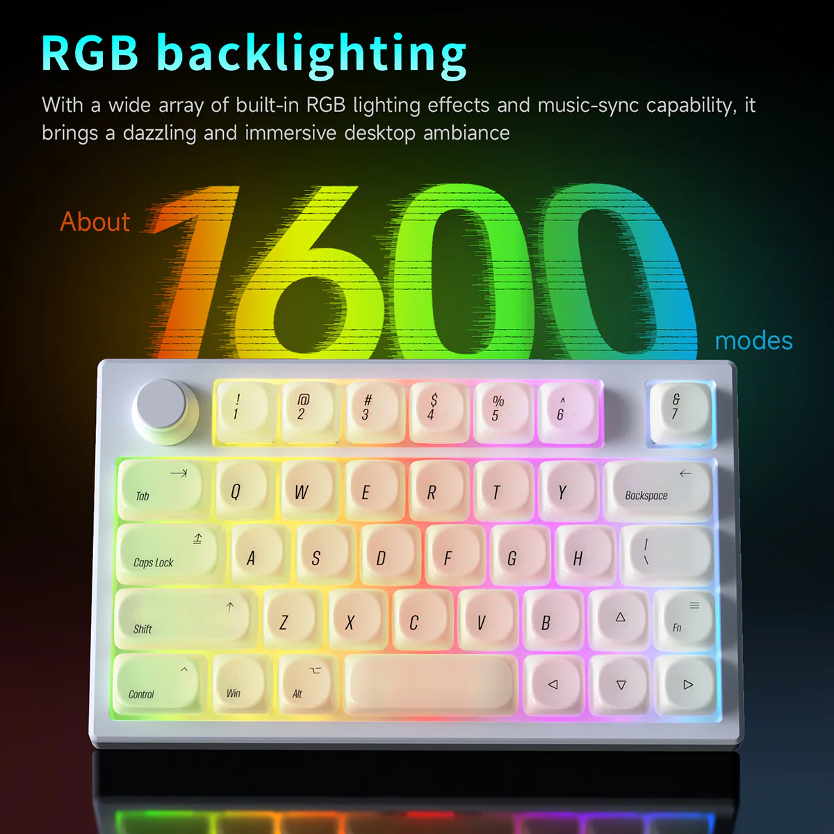 AJAZZ AK039 Wired Esports-Grade Magnetic Switch One-Handed Keyboard for FPS Gaming 38 Keys + Metal Knob | 0.01mm Precision | 8K Polling Rate - Image 6