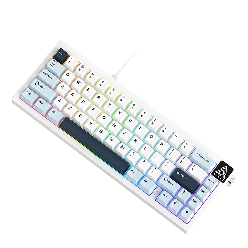 Ajazz AK650 Wired Gaming Mechanical Keyboard volume knob full-key hot-swappable switches - Image 20