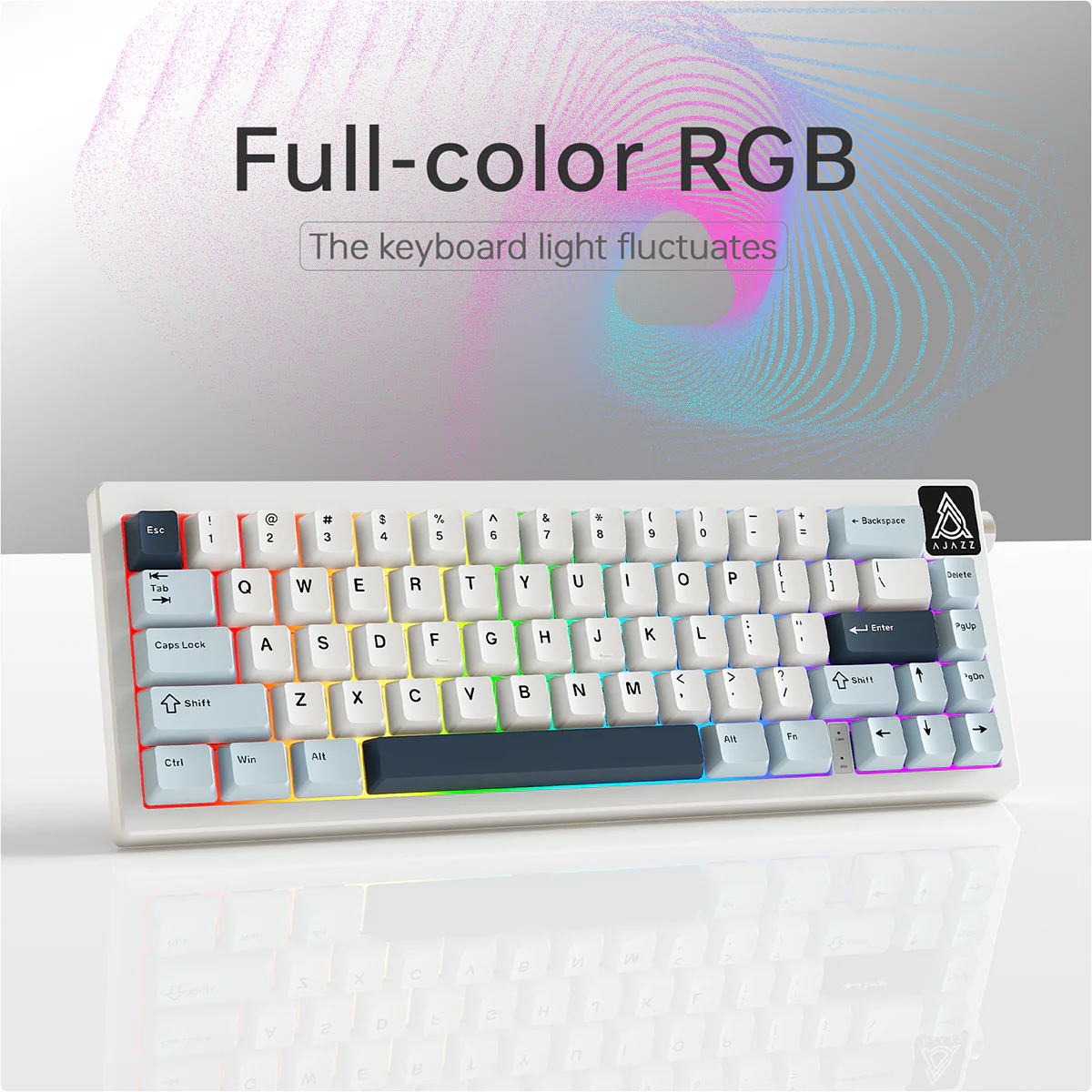 Ajazz AK650 Wired Gaming Mechanical Keyboard volume knob full-key hot-swappable switches - Image 7