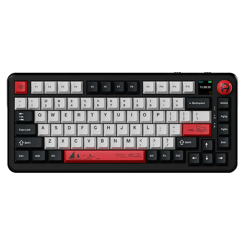 AJAZZ AK820 MAX PLUS Mechanical Keyboard TFT colour screen 8000 mAh battery 1.2mm single button slot