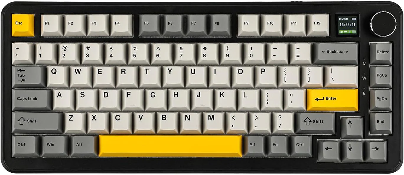 AJAZZ AK820 MAX PLUS Mechanical Keyboard TFT colour screen 8000 mAh battery 1.2mm single button slot - Image 2