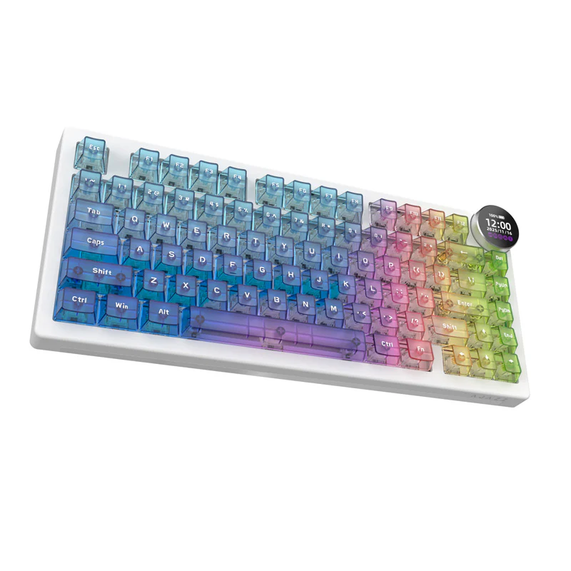 AJAZZ AK820 V2/PRO 10000mAh 2.4G/BT/Wired 1k+1K/8k+8K Gaming mechanical keyboard Underglow RGB - Image 36