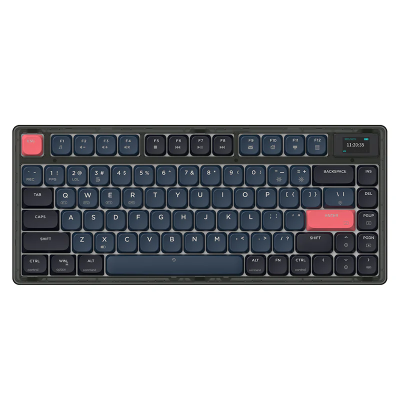 AJAZZ AK832 PRO Keyboard PBT Keycaps with High-Quality Material and Easy-to-read White Characters - Image 3