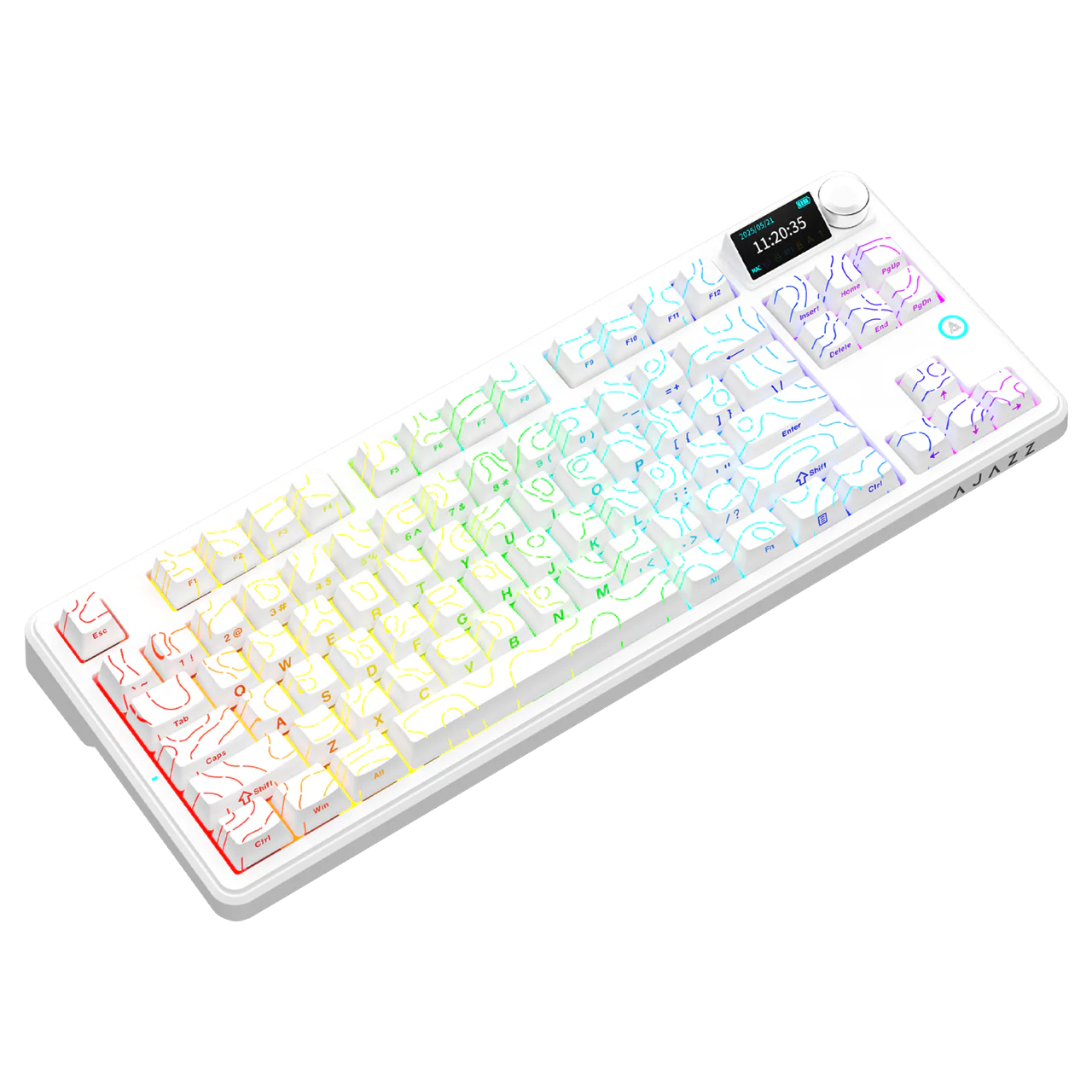 AJAZZ AK870 V2 Keyboard Gaming Mechanical Keyboard 10000mAh Wired/Wireless Bluetooth Gaming Keyboard - Image 17