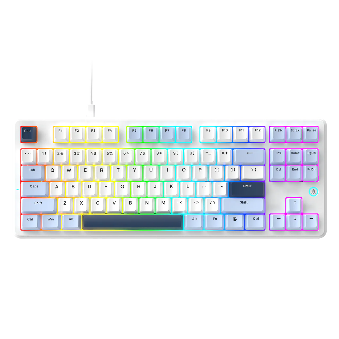 AJAZZ AK870 V2 Keyboard Gaming Mechanical Keyboard 10000mAh Wired/Wireless Bluetooth Gaming Keyboard - Image 20