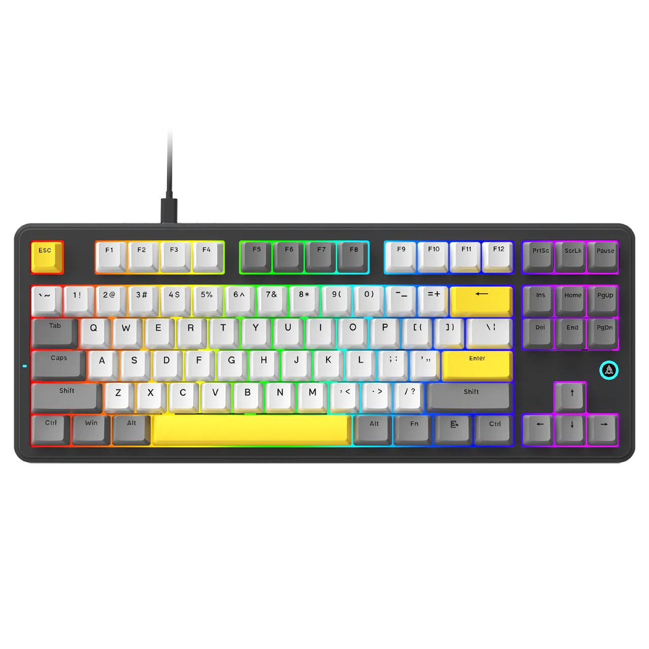 AJAZZ AK870 V2 Keyboard Gaming Mechanical Keyboard 10000mAh Wired/Wireless Bluetooth Gaming Keyboard - Image 21
