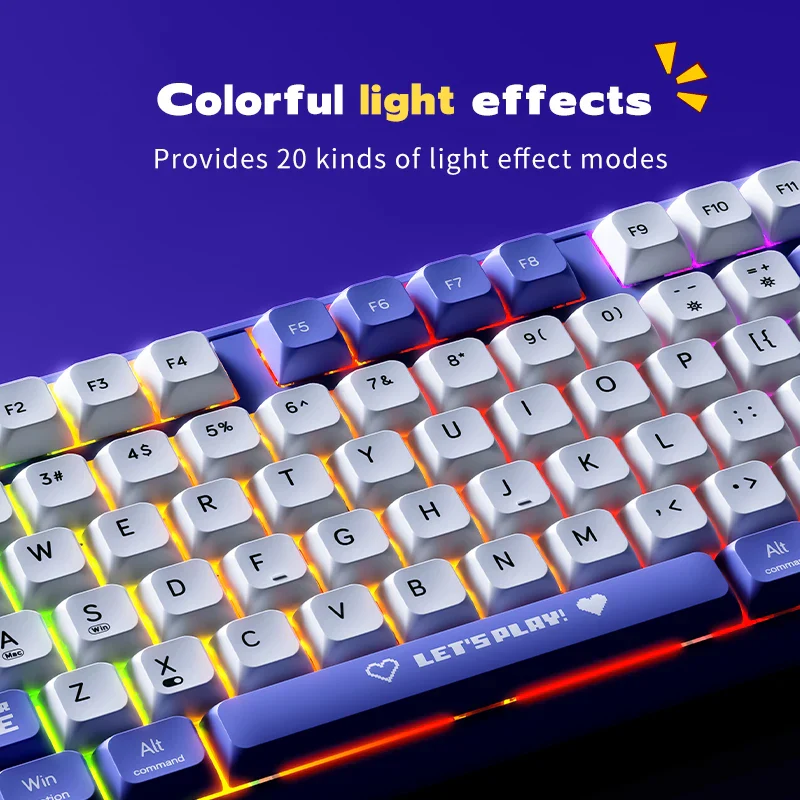 AJAZZ AK870 MC Keyboard 87-key layout Hot-swappable keys - Image 7