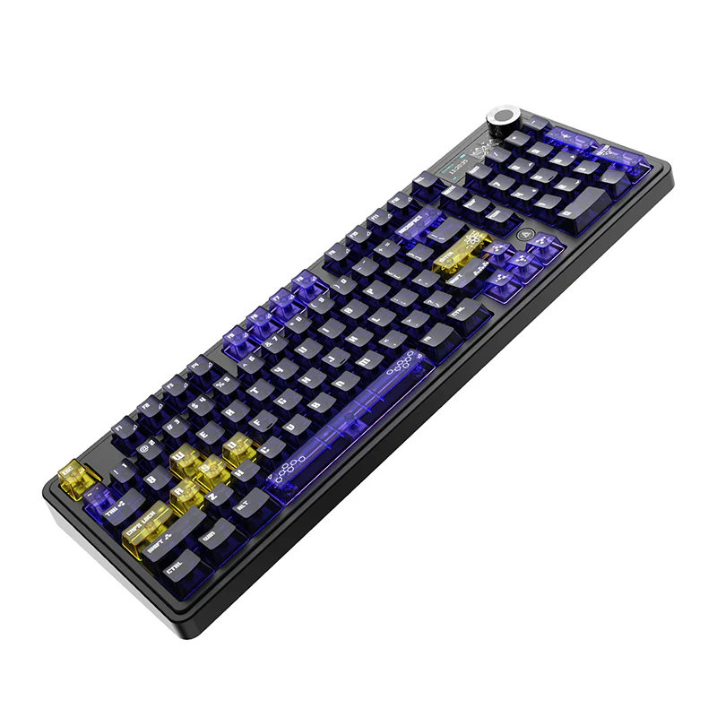 AJAZZ AK980 V2 PRO Dual 8K gaming wireless mechanical keyboard, 10000mAh TFT color screen, wireless Bluetooth, hot-swappable - Image 16