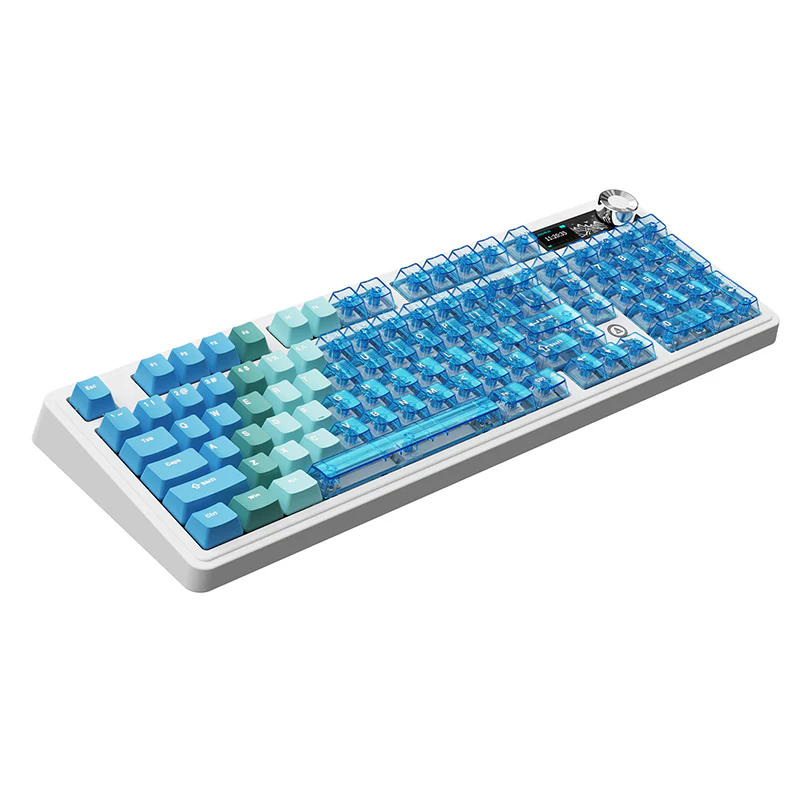 AJAZZ AK980 V2 PRO Dual 8K gaming wireless mechanical keyboard, 10000mAh TFT color screen, wireless Bluetooth, hot-swappable - Image 19