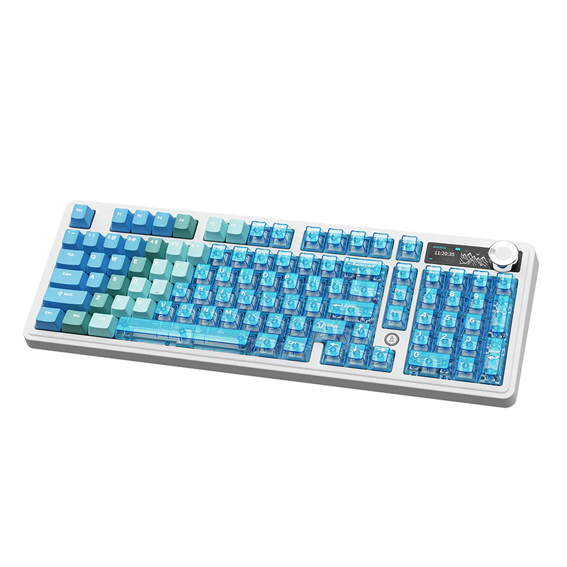 AJAZZ AK980 V2 PRO Dual 8K gaming wireless mechanical keyboard, 10000mAh TFT color screen, wireless Bluetooth, hot-swappable - Image 20