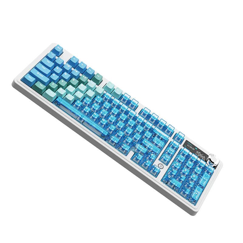 AJAZZ AK980 V2 PRO Dual 8K gaming wireless mechanical keyboard, 10000mAh TFT color screen, wireless Bluetooth, hot-swappable - Image 21