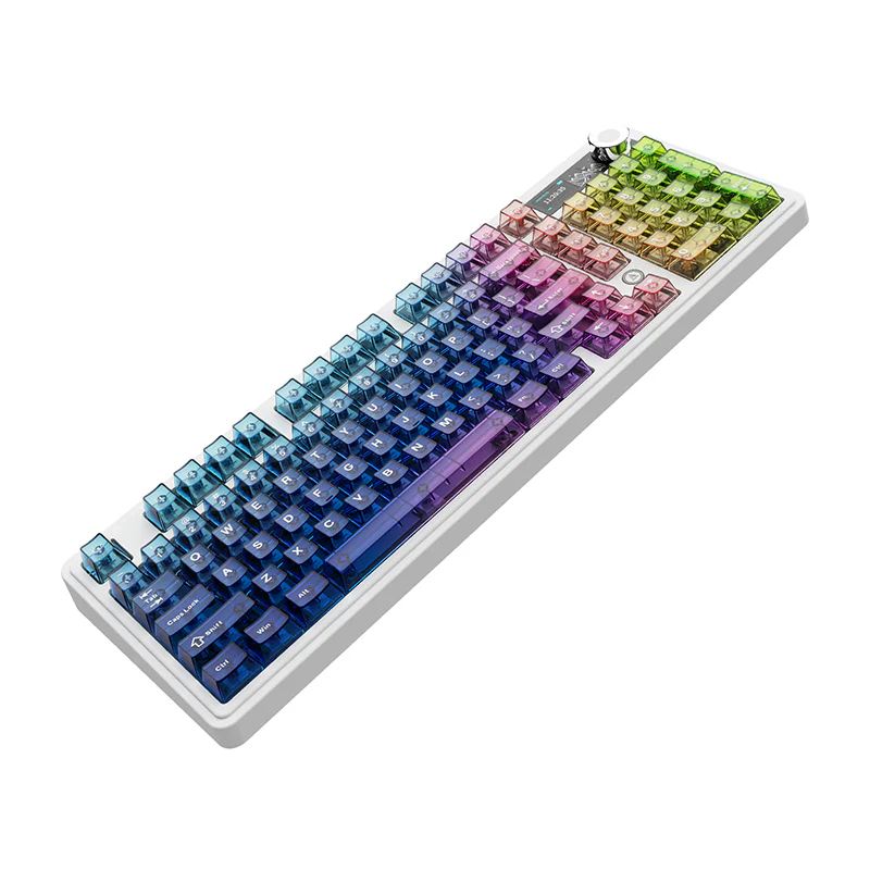 AJAZZ AK980 V2 PRO Dual 8K gaming wireless mechanical keyboard, 10000mAh TFT color screen, wireless Bluetooth, hot-swappable - Image 25