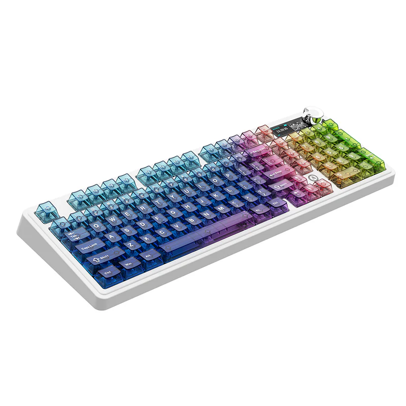 AJAZZ AK980 V2 PRO Dual 8K gaming wireless mechanical keyboard, 10000mAh TFT color screen, wireless Bluetooth, hot-swappable - Image 26