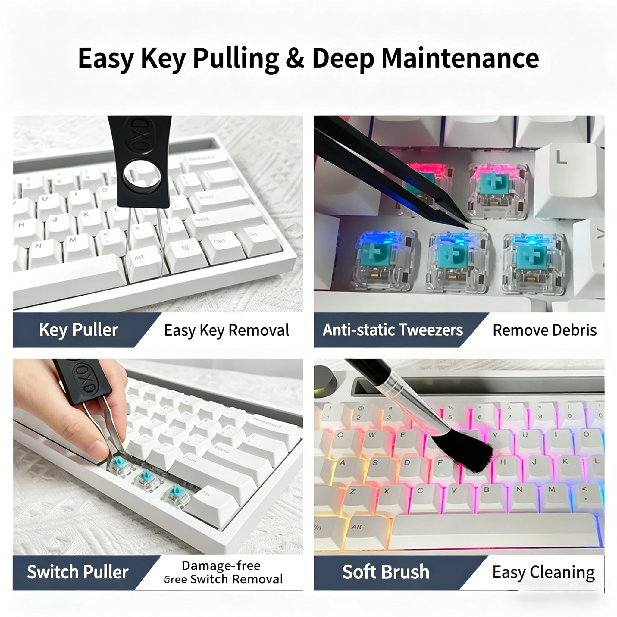AJAZZ AKC80 Keyboard maintenance and cleaning kit - Image 2