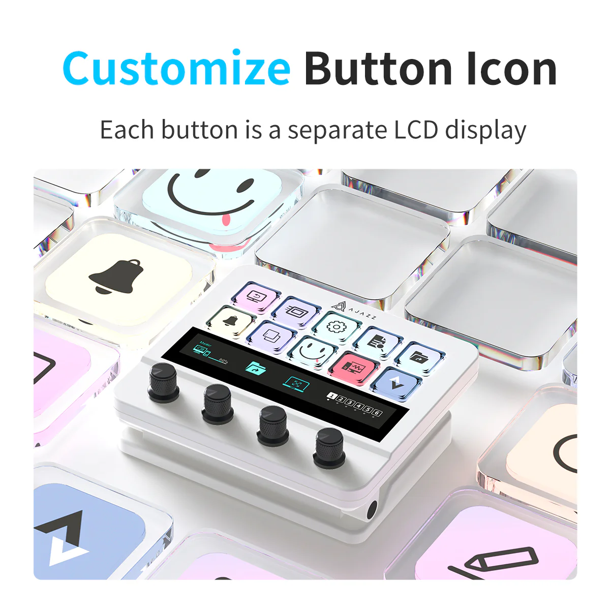 AJAZZ AKP05E Desk Controller All-in-one streaming media controller - Image 13