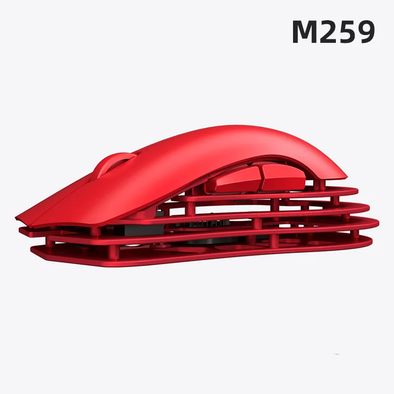 AJAZZ M259 Magnesium Aluminum Alloy Mouse Tri-mode: Bluetooth / 2.4G Wireless / Wired
