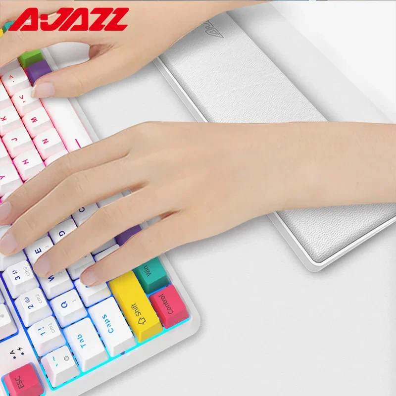 AJAZZ PU keyboard wrist rest 87 keys - Image 3