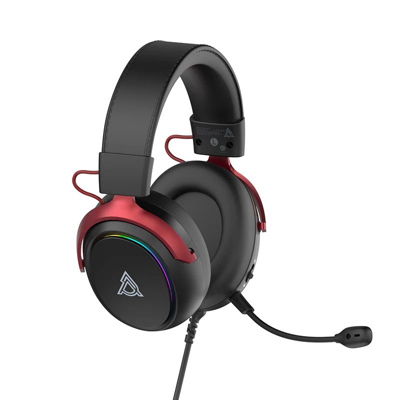 AJAZZZ AHW10 Over-Ear Wired Gaming Headset Virtual 7.1 Surround Sound Plug and Play RGB Lighting Effects - Image 20